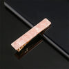 Women's Long Acetate Hair Clip Retro Sculpted Side Barrette With Leopard And Marble Pattern
