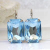 Women's Long Constellation Drop Earrings Electroplated Alloy Geometric Jewelry With Sparkling Accents In A Retro Celestial Style