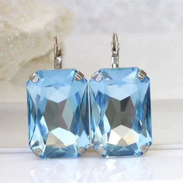 Women's Long Constellation Drop Earrings Electroplated Alloy Geometric Jewelry With Sparkling Accents In A Retro Celestial Style