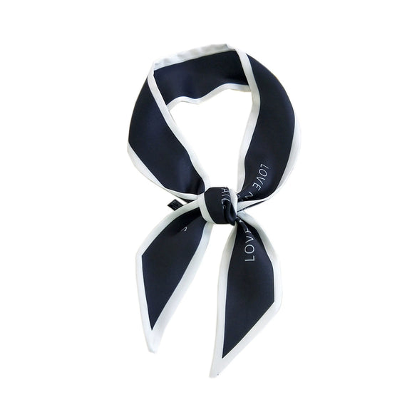 Women's Long Decorative Silk Scarf Ribbon Tie For Bag Handle Wrapping Shirt Matching And Neck Tie Accent