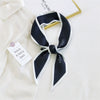 Women's Long Decorative Silk Scarf Ribbon Tie For Bag Handle Wrapping Shirt Matching And Neck Tie Accent
