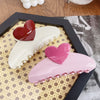 Women's Love Style Plastic And Resin Handmade Hair Shark Clip Hair Accessories