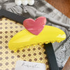 Women's Love Style Plastic And Resin Handmade Hair Shark Clip Hair Accessories