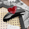 Women's Love Style Plastic And Resin Handmade Hair Shark Clip Hair Accessories