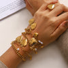 Women's Love Titanium Steel Bracelet With Geometric Design Electroplated Light Luxury High End Jewelry