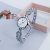 Women's Luxury Alloy Bracelet Watch With Round Dial And Quartz Movement