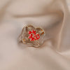 Women's Luxury Alloy Rhinestone Brooch With Fu Character And Electroplating Design