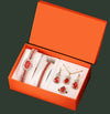 Women's Luxury Compact Diamond Shaped Quartz Watch Set With Stainless Steel Strap And Alloy Case