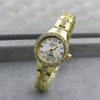 Women's Luxury Leisure Metal Quartz Watch With Round Dial And Stainless Steel Strap