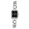 Women's Luxury Leisure Style Quartz Watch With Alloy Case Stainless Steel Strap Square Dial