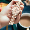 Women's Luxury Nonmechanical Quartz Watch Alloy Case And Strap Round Dial Leisure Style Waterproof Luminous
