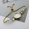 Women's Luxury Retro Round Alloy And Stainless Steel Bracelet Watch