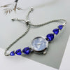 Women's Luxury Retro Round Alloy And Stainless Steel Bracelet Watch