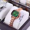 Women's Luxury Square Alloy Quartz Waterproof Watch
