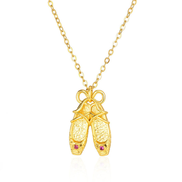 Women's Luxury Stainless Steel And Copper Zircon Necklace Set With Diamonds In Heart Shape And Bow Pattern