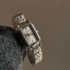 Women's Luxury Steel Band Quartz Watch Gray Silver Simple Elegant Cold Style