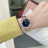 Women's Luxury Style Alloy Case Bracelet Watch With Ordinary Glass Mirror