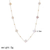 Women's Luxury Titanium Steel Ochain Necklace With Geometric Style And Electroplating Treatment