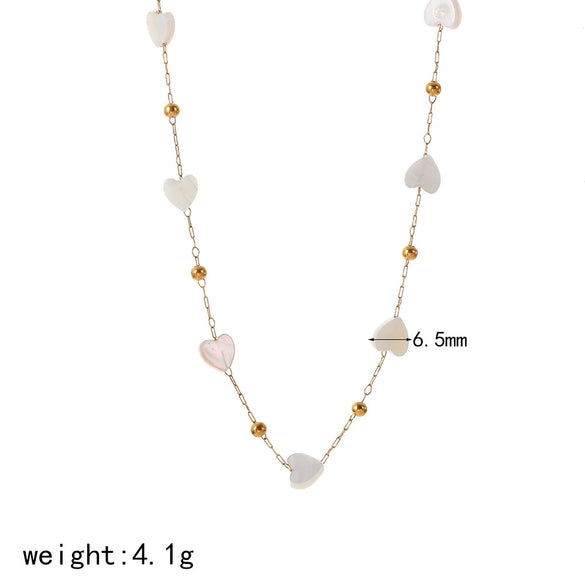 Women's Luxury Titanium Steel Ochain Necklace With Geometric Style And Electroplating Treatment