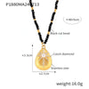 Women's Marine Shell Texture Eight Mans Star Diamond Pendant Necklace With Stainless Steel And Titanium Steel Geometric Styling Electroplating Process