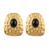 Women's Matte Geometric Alloy Earrings With Copper Ear Posts Irregular Electroplated Highend Fashion Jewelry