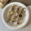 Women's Medieval Style Mini Round Alloy Band Watch