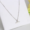 Women's Mermaid Tail And Dolphin Tail Zircon Micro Pendant Necklace Fashionable Fresh Jewelry With Copper Material Cross Chain And Mixed Gem Inlay Styling Animals Zodiac Design