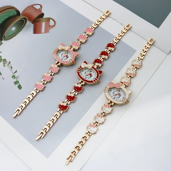 Women's Metal Alloy Cartoon Shape Bracelet Watch