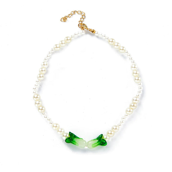 Women's Metal Alloy Pearl Necklace Punk Hiphop Creative Lock Heart Geometric Electroplated Thick Chain Clavicle Chain Sweater Chain