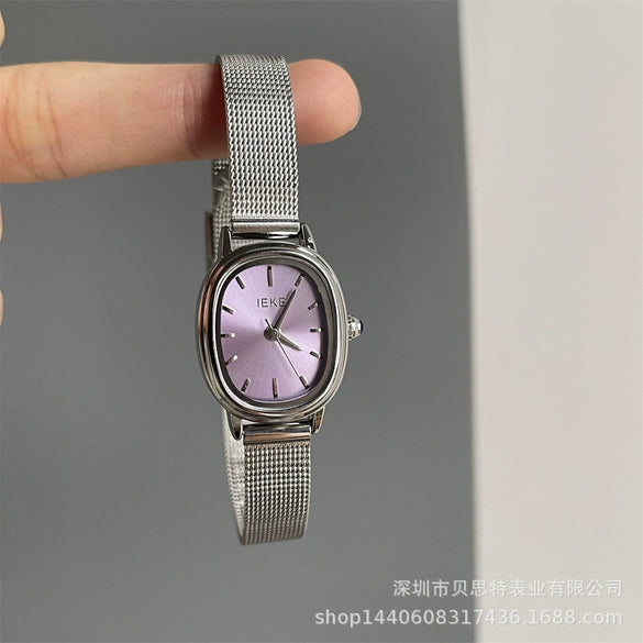 Women's Metal Alloy Square Dial Vintage Quartz Fashionable Watch