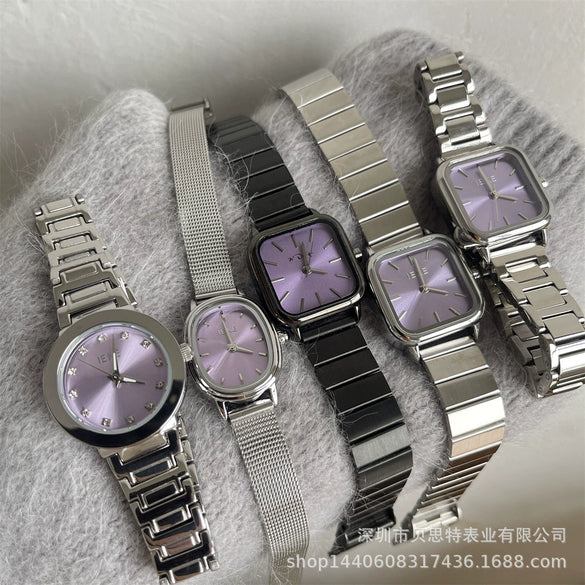 Women's Metal Alloy Square Dial Vintage Quartz Fashionable Watch