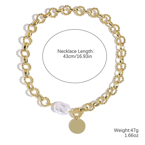 Women's Metal And Porcelain Heart Shape Love Pendant Clavicle Chain Necklace With Electroplating