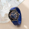 Women's Metal Band Round Dial Quartz Watch Fashion Style