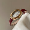 Women's Metal Belt Oval Retro Quartz Watch