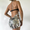 Women's Metal Body Chain With Sexy Sequins Bikini Tassel And Geometric Pattern Electroplated