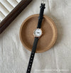 Women's Metal Case Imitation Leather Strap Round Dial Retro Fashion Watch