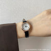Women's Metal Case Imitation Leather Strap Round Dial Retro Fashion Watch