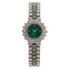Women's Metal Copper Buckle Fashion Diamond Quartz Round Dial Watch