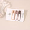 Women's Metal Cute Candycolored Frosted Onecharacter Clip Set With Baking Paint Process