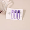 Women's Metal Cute Candycolored Frosted Onecharacter Clip Set With Baking Paint Process