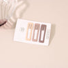 Women's Metal Cute Candycolored Frosted Onecharacter Clip Set With Baking Paint Process