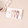 Women's Metal Cute Candycolored Frosted Onecharacter Clip Set With Baking Paint Process