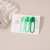 Women's Metal Cute Candycolored Frosted Onecharacter Clip Set With Baking Paint Process