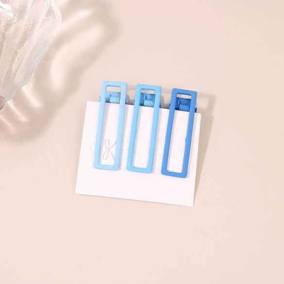 Women's Metal Cute Candycolored Frosted Onecharacter Clip Set With Baking Paint Process