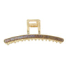 Women's Metal Electroplated Back Of Head Hair Grab Clip Headwear
