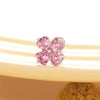 Women's Metal Electroplated Sweet Love Lucky Grass Style Ear Nail