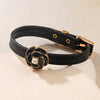 Women's Metal Fashion Bracelet With Flower Pattern And Electroplating Design