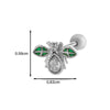 Women's Metal Fivepointed Star Bow Heart Electroplated Earrings