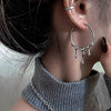 Women's Metal Geometric Electroplated Earrings Natural Style Trendy Minimalist Cold Style Fashion Jewelry
