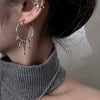 Women's Metal Geometric Electroplated Earrings Natural Style Trendy Minimalist Cold Style Fashion Jewelry